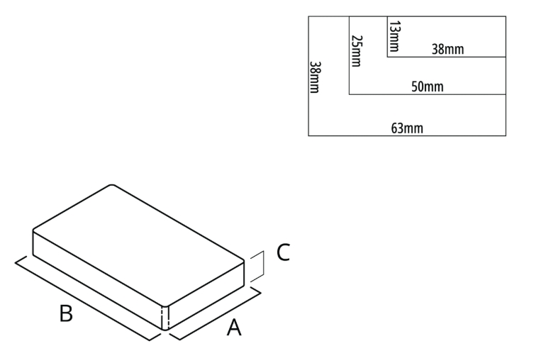 Sheet Dimension Diagram
